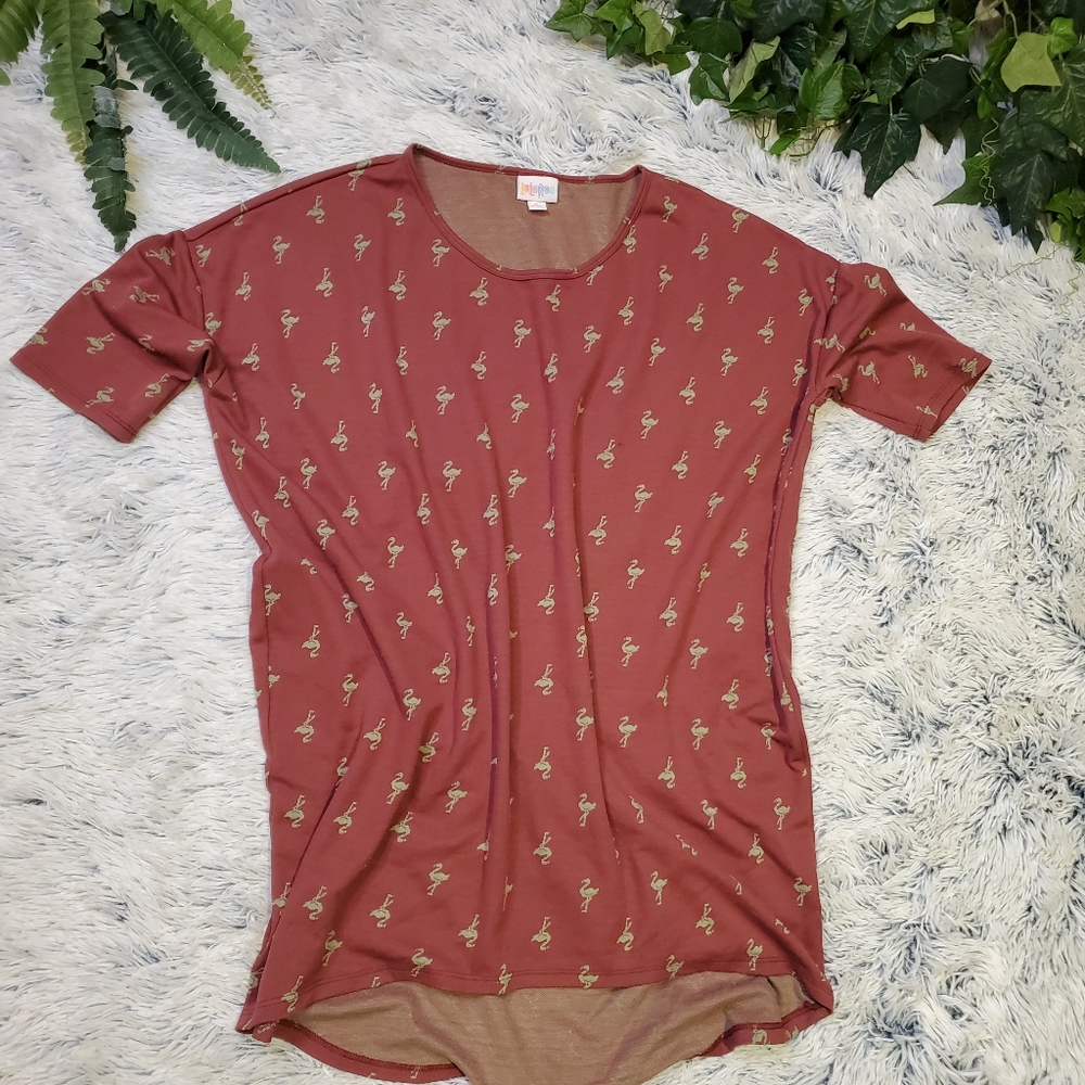 LulaRoe S. Flamingo Dress